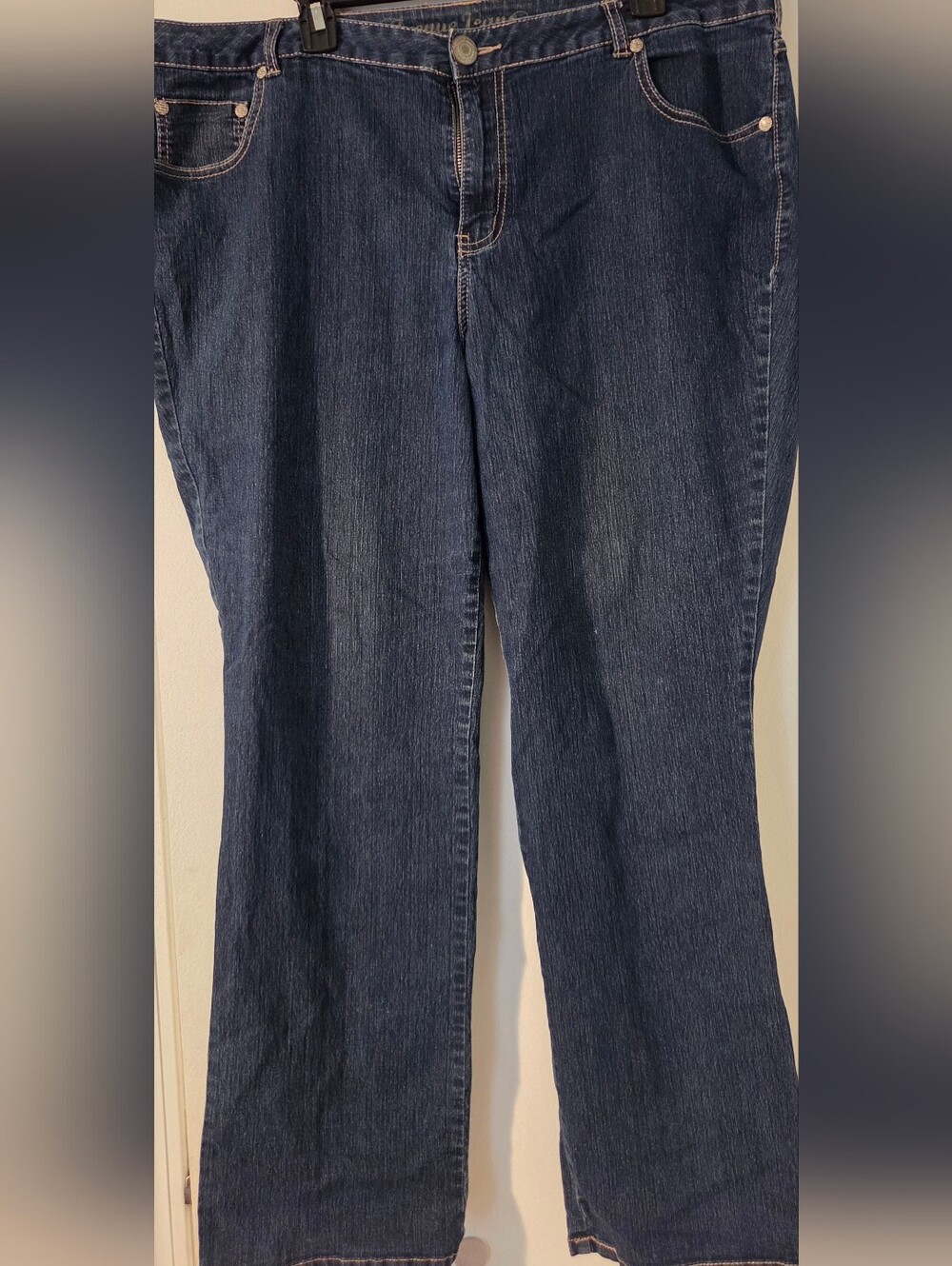 Woman's Plus Size Jeans Avenue The Straight Size 20